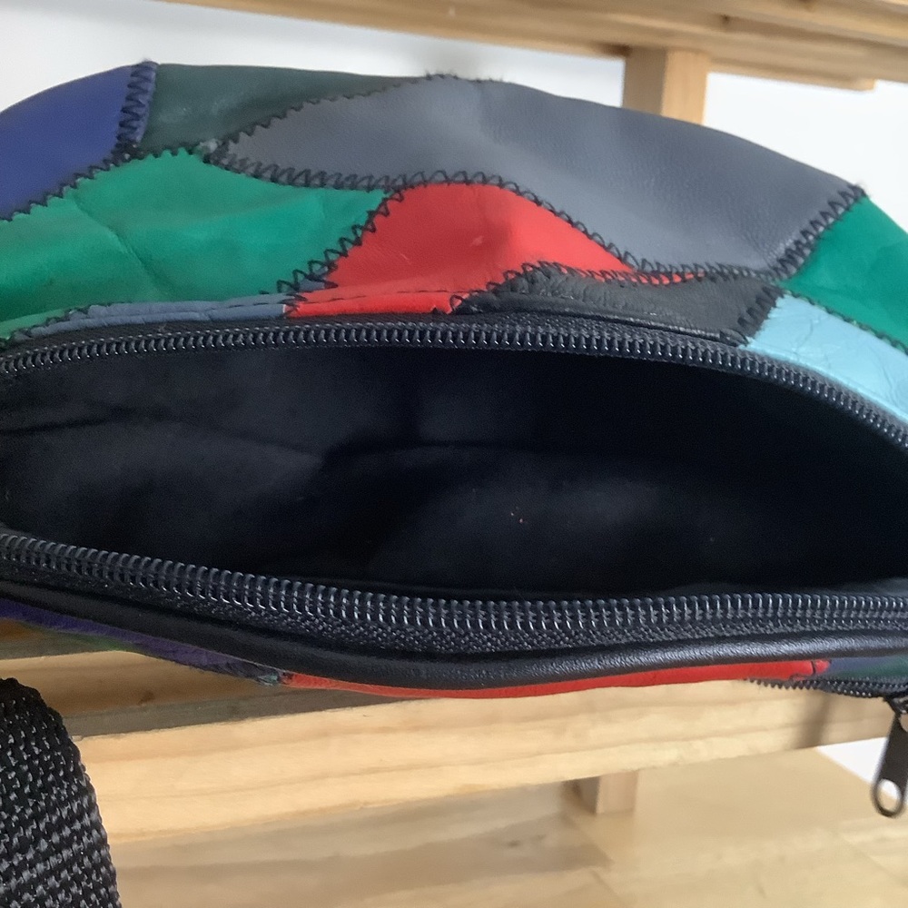 Colorful Patchwork Belt Bag - Picture 6 of 7